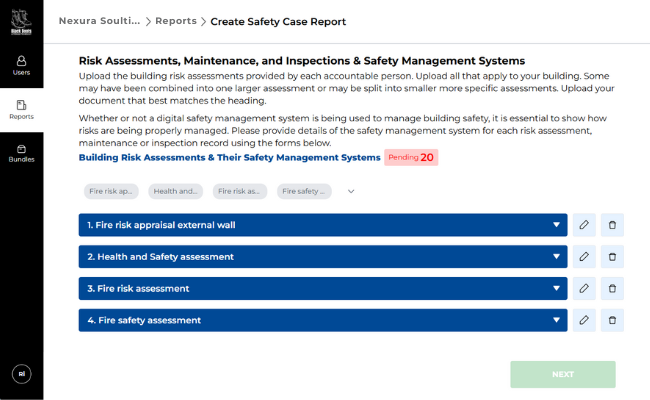 BBSCR risk assessments